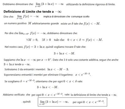 Limite ln x a 0+ 