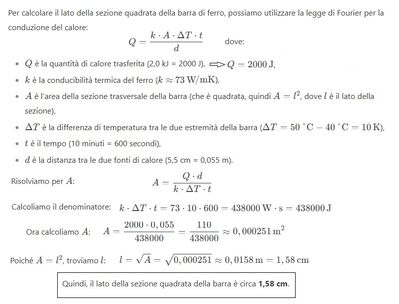 Sezione barra