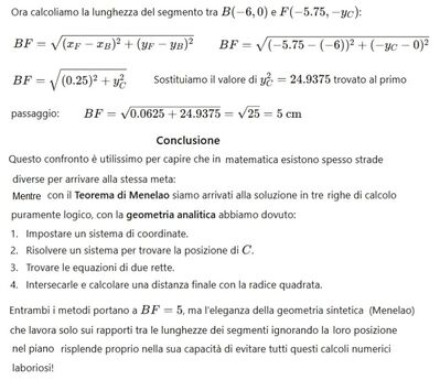Triangolo risolto con la geometria analitica 3