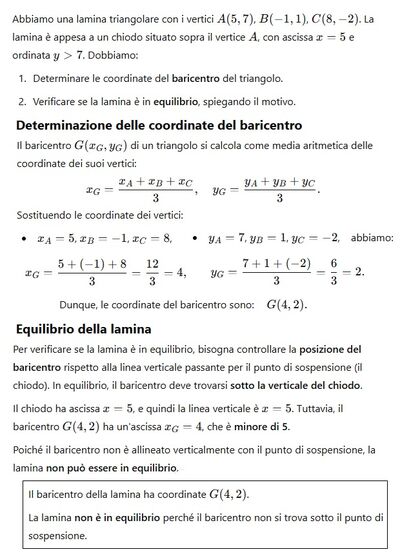 Lamina in equilibrio