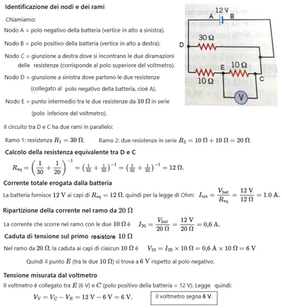 Lettura Voltmetro