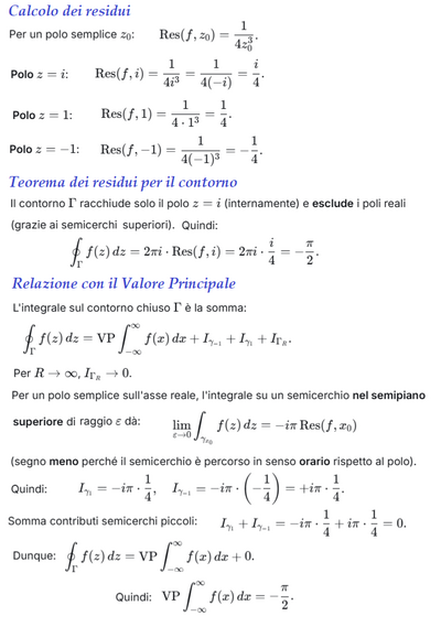 1312   Calcolo integrale con metodo dei residui 2