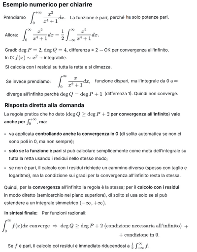 409 e3 Errore nel calcolo integrale con residui ]