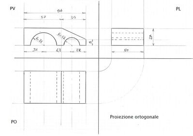 dis.23 proiezione ortogonale