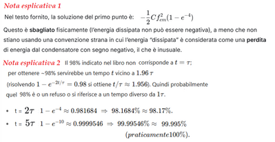 Risoluzione problema scarica condensatore RC 2 