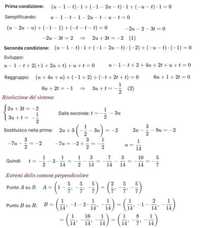 Interpretazione quesito geometria analitica 2 