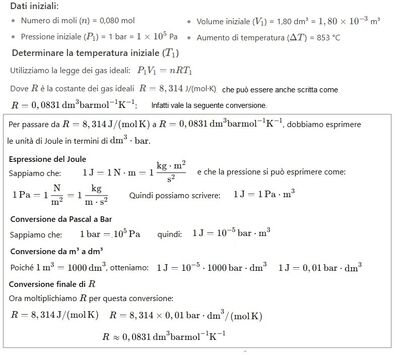 Trasformazione gas 1