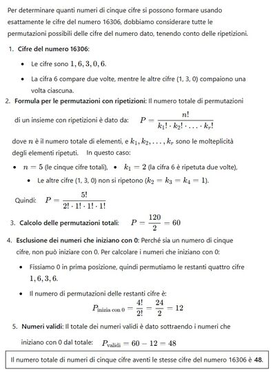 Permutazioni 16306