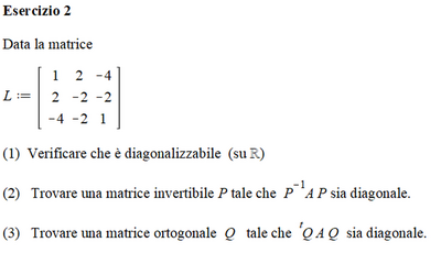 Matrice diagonalizzabile