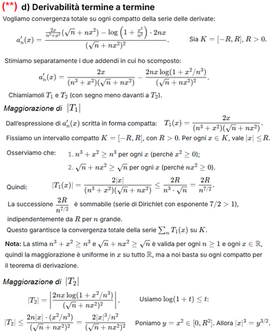 223 d1   Analisi della convergenza di una serie matematica
