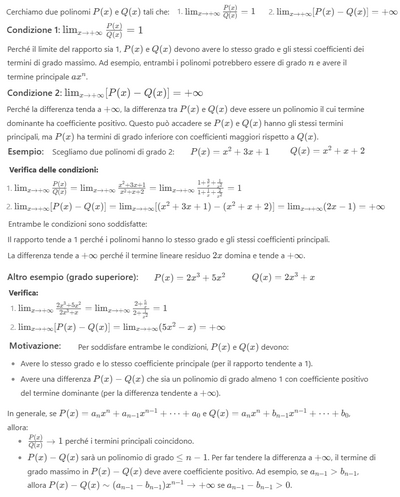 P(x) e q(x)
