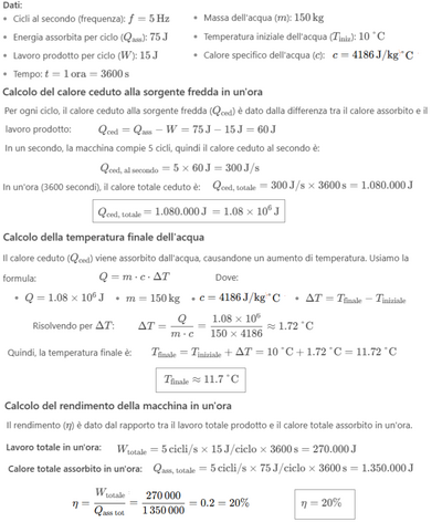 Rendimento ciclo 1