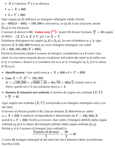 Traingoli rettangoli con lati interi 4
