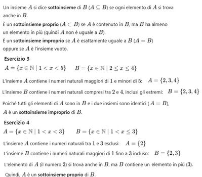 Insiemi e sottoinsiemi 1