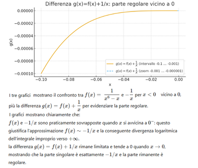 306 b 2 soluzione integrale reale divergente