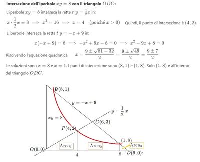 Equazione rette e triangolo e aree 2