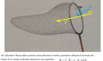 Flusso d'aria attraverso retino per farfalle 1
