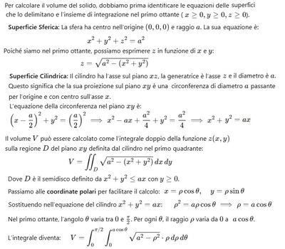 Volume solido sfera e cilindro 1