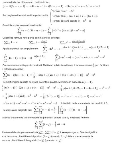 Sommatoria doppia 2