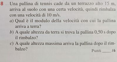 Esercizio di Fisica.