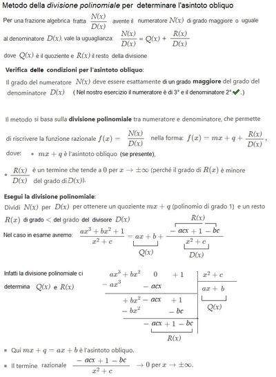 determinazione parametri a b c 1