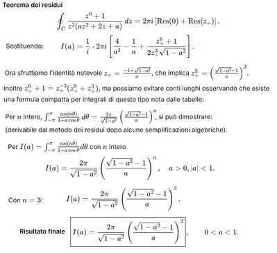 490 c   Calcolo integrale nel campo complesso 