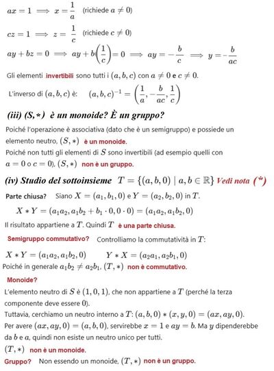 Strutture algebriche A 2