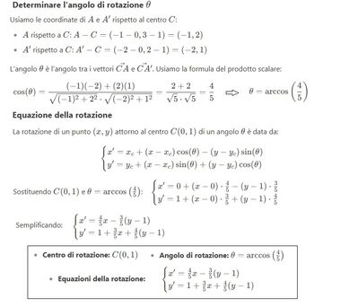 Equazioni della rotazione 2