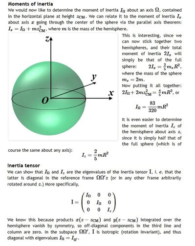 Mass moment of inertia of a hemisphere 2   blitiri.blogspot.com