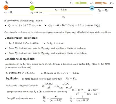 3 cariche in equilibrio 1