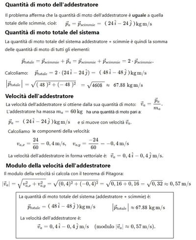 Quantità di moto totale 2