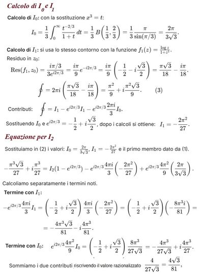 Soluzione integrale complesso 3 