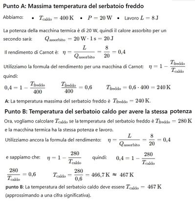 Macchina termica e Carnot 