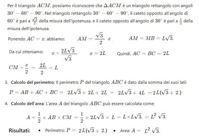 Triangolo isoscele angolo 120° 2
