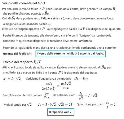 Es 62 soluzione verso e valore corrente 3c