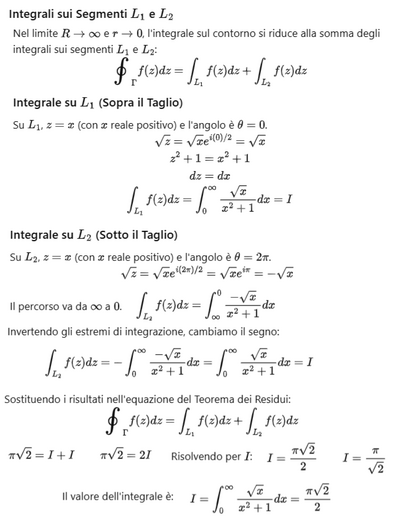 1316 Calcolo integrale in campo complesso 3 