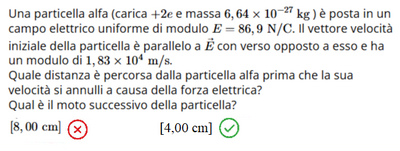Esercizio particella alfa – Domande – SOS Matematica    [www.sosmatematica.it]
