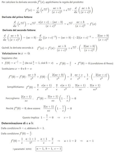 determinazione parametri a b c 2