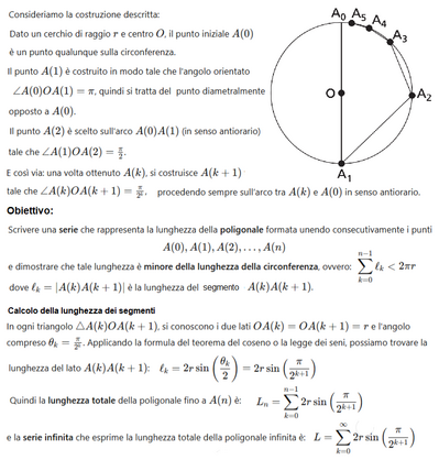 Lunghezza poligonale inscritta 1