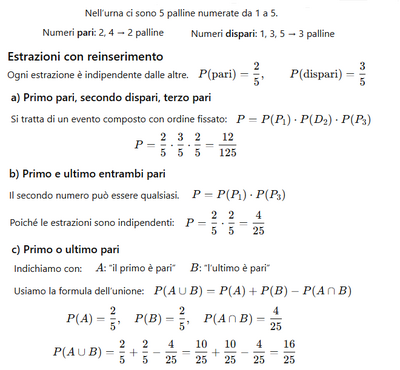 064 a   Calcolo probabilità urna 