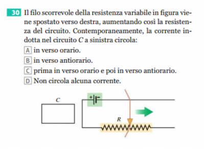 Corrente indotta in una spira