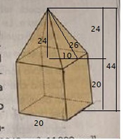cubo + piramide