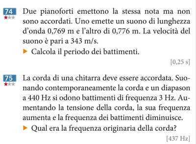 Problemi di fisica