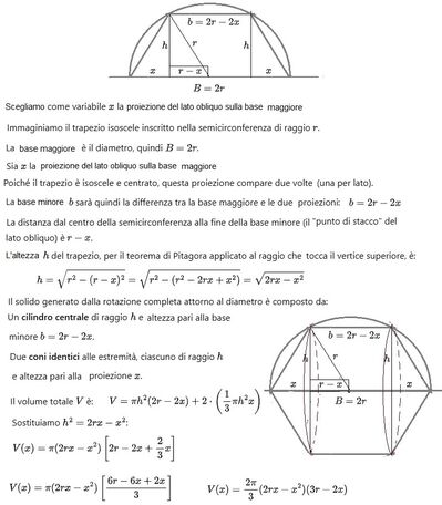 Volume massimo solido 1