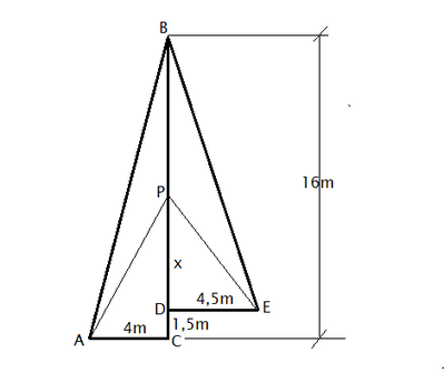 equazione triangoli con teorema di Pitagora