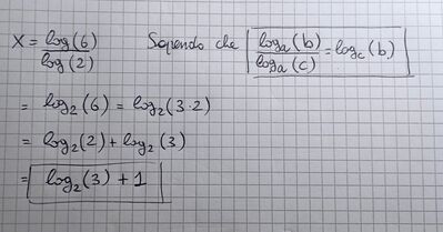 logaritmi divisione