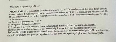problema sui circuiti