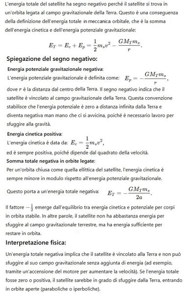 Satellite in orbita circolare b