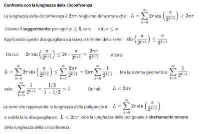 Lunghezza poligonale inscritta 2