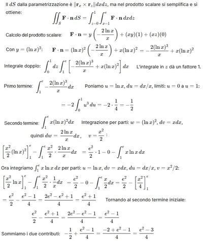 Risoluzione integrale superficie cilindrica 2